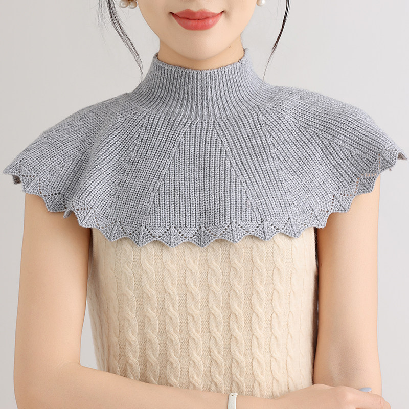 秋冬女士月子护肩周假领子围脖套头花边披肩羊毛针织保暖防寒月子,服饰配件/皮带/帽子/围巾,围巾/丝巾/披肩,淘宝优惠券,粉丝福利购,淘宝优惠卷