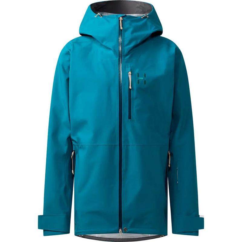 代购HAGLOFS男士冲锋衣防水防风保暖户外外套连帽长袖防水夹克