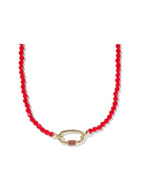 代购Kendra Scott饰品女士项链精致优雅时尚简约红色