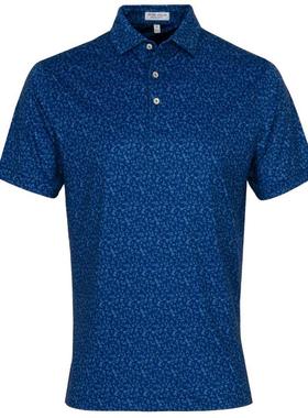 代购peter millar彼得米勒夏日竞速高尔夫POLO衫男装弹力速干防