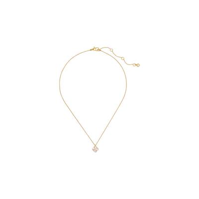 海外代购kate spade NEW YORK女士项链龙虾扣舒适佩戴黄铜贝母