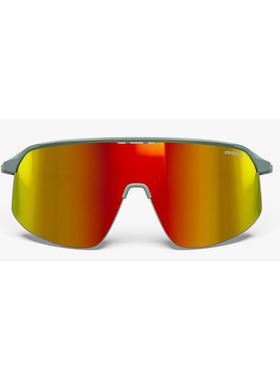 代购JULBO男女太阳镜防紫外线抗冲击高清晰度反光镜片一体式大框