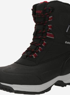 代购HITEC男士雪地靴防水保暖防滑户外靴高筒系带登山鞋