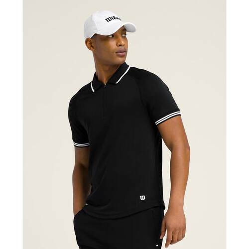 代购Wilson威尔胜男士POLO衫排汗快干贴身舒适自由伸展无缝面料