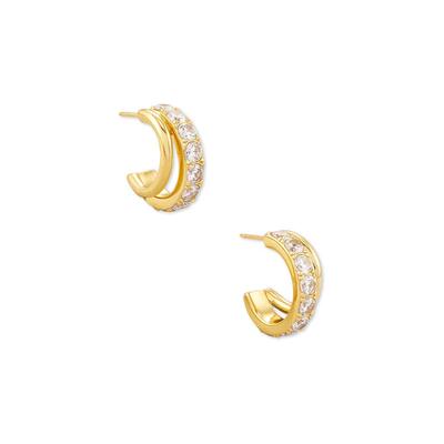 海外代购Kendra Scott（饰品）女士耳钉日常佩戴不对称设计14K金