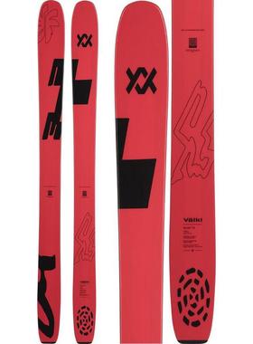 代购Volkl男士滑雪板高速稳定大山地形适应粉雪操控红色单板