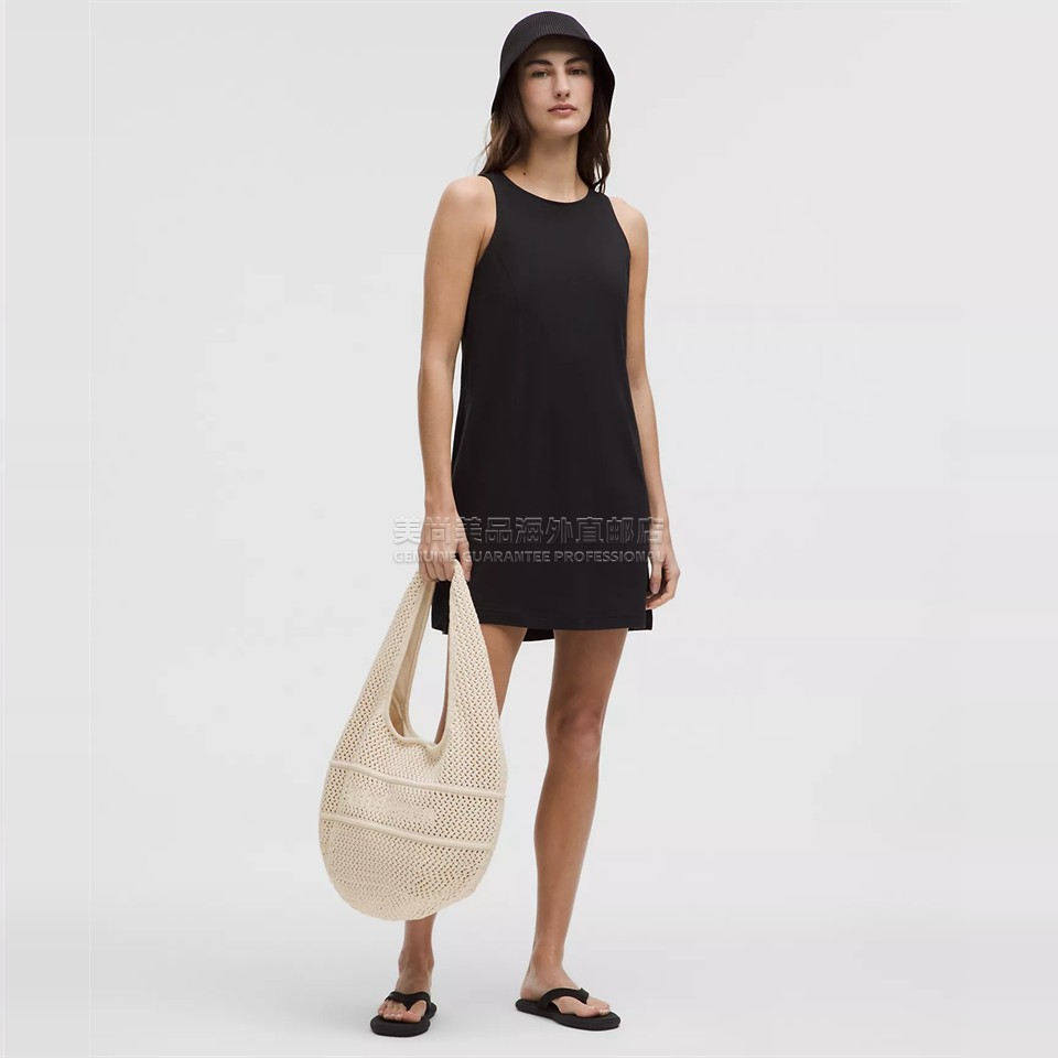 代购lululemon露露乐檬轻质时尚休闲百搭棉质钩织女款单肩包7L 2