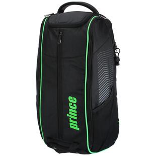 代购Prince王子网球包多隔层设计可装两支球拍笔记本电脑收纳