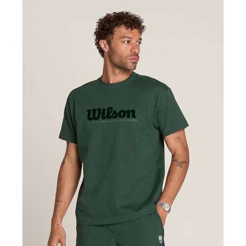 代购Wilson威尔胜男士运动T恤抗异味透气弹性面料日常穿着