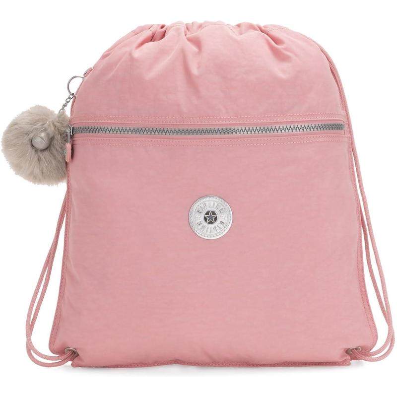 代购Kipling女士抽绳背包储物方便快速取物防泼水多口袋设计粉色,箱包皮具/热销女包/男包,双肩背包,淘宝优惠券,粉丝福利购,淘宝优惠卷