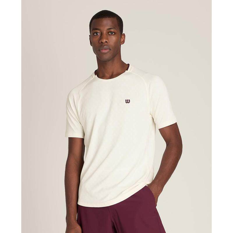 代购Wilson威尔胜男士运动T恤快干抗异味弹性贴合舒适穿着短袖