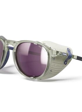 代购JULBO女士太阳镜偏光防眩光高防护抗冲击透明框紫色镜片