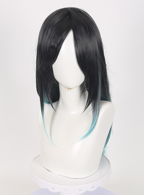 【生动的面容】 第五人格宿伞之魂东方的麒麟 白宿伞渐变cos假发