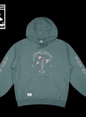 重生维纳斯Oversize宽松连帽加绒卫衣