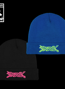 嘻哈字母刺绣情侣针织帽冷帽