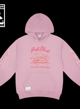 云朵天使Oversize宽松重磅纯棉连帽卫衣男女同款