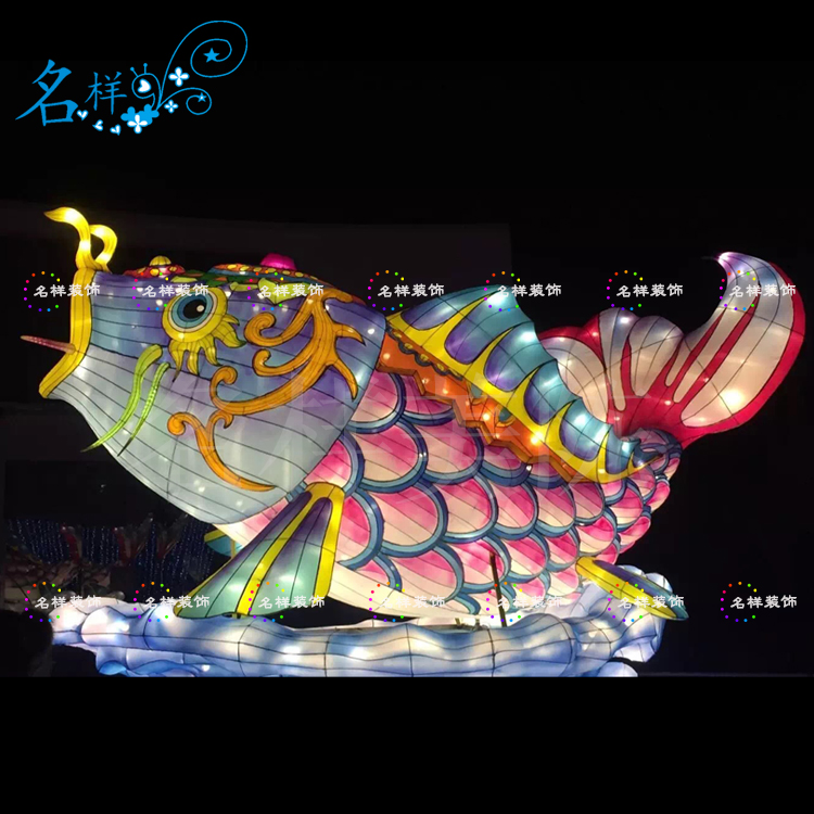 鲤鱼户外春节宫灯