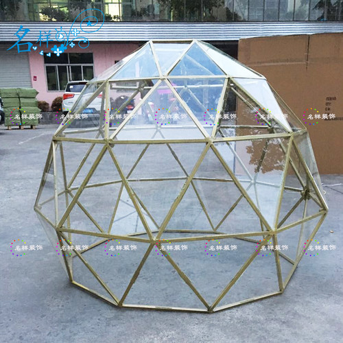 名样美陈大型亚克力求罩钢结构PVC膜罩商业美陈圣诞节日灯饰道具