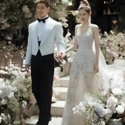 桃花源男士梅斯礼服窦骁何超莲结婚礼服拍照演出影楼表演艺考时尚