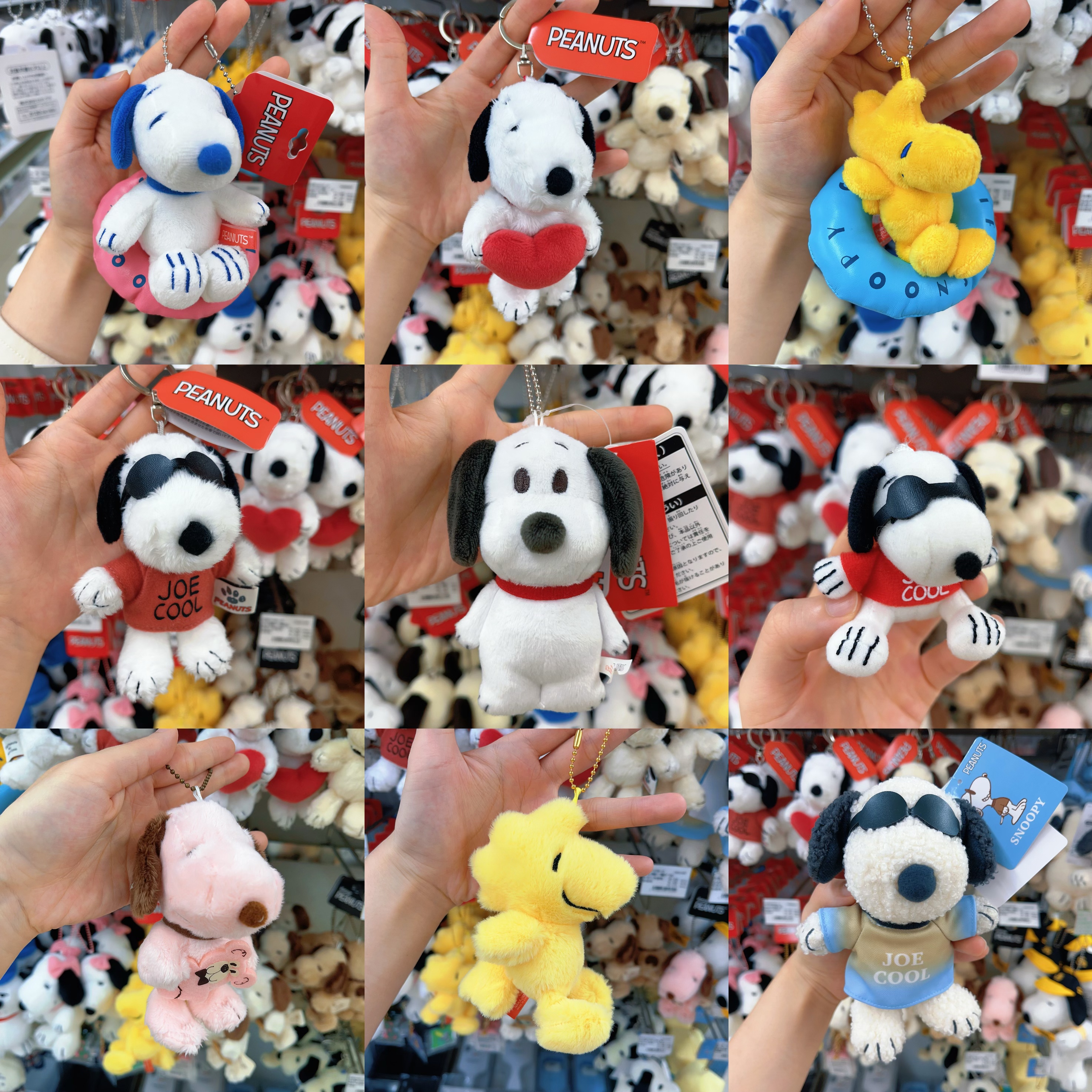 岛现特价  日本Snoopy史努比欧拉夫泳圈钥匙扣 毛绒挂件