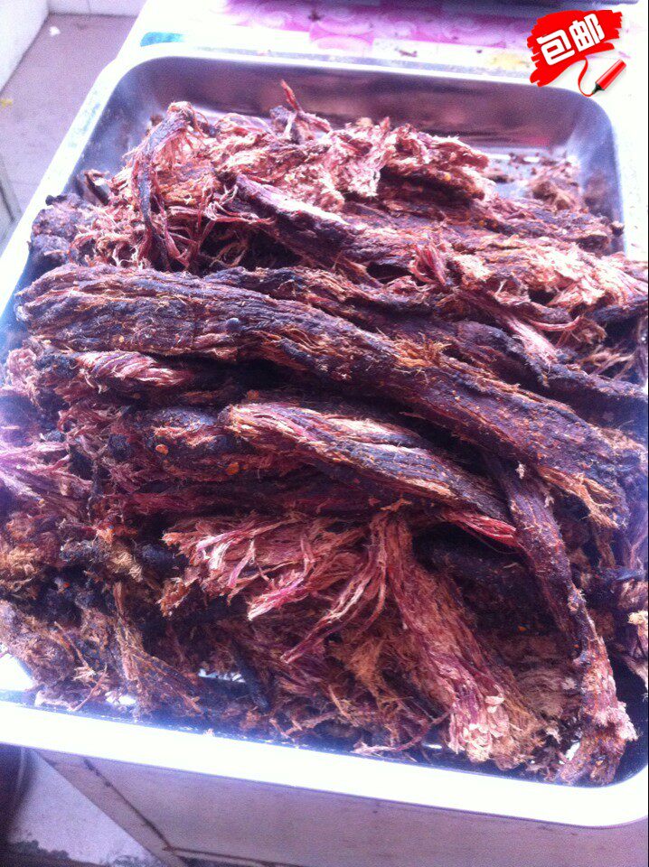 德宏特产小锤干巴火烧牛干巴傣味手撕干巴黄牛肉微咸舂牛肉手锤