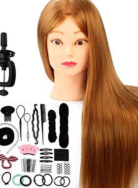 化纤模特头 练习 假发