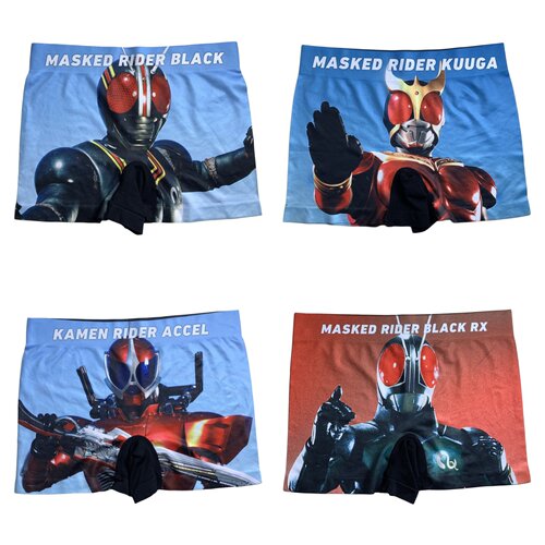 hipshop假面骑士X内裤日单3D印花平角内裤假面骑士电王Build空我