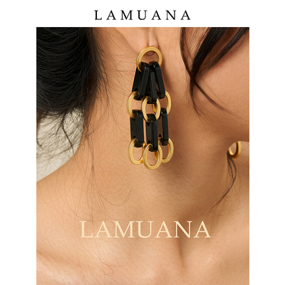 LAMUANA复古女原创设计耳钉