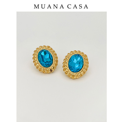 LAMUANA镀金简约复古锆石高级