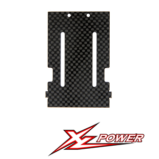 小罗模型 XLPower 520 直升机配件 碳纤维陀螺仪固定座 XL52B07