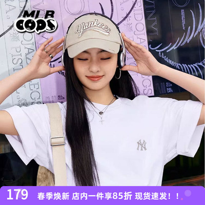 MLB短袖女装2026夏季新款男士运动半袖休闲上衣圆领T恤3ATSB0163