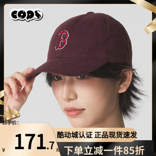 MLB帽子男女同款2025秋季新款运动帽子休闲棒球帽鸭舌帽3ACPB135N