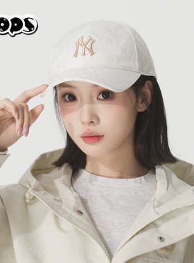 MLB官方正品软顶棒球帽男女26新款遮阳鸭舌帽白色运动帽3ACPM105N