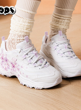 斯凯奇女鞋运动鞋低帮厚底舒适休闲鞋时尚潮流熊猫鞋老爹鞋150530