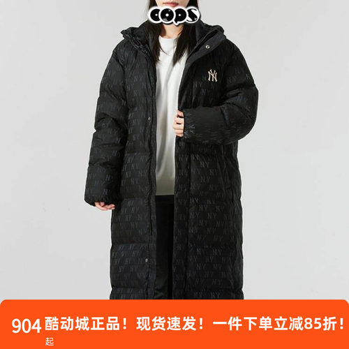MLB男女NY鹅绒老花满印羽绒服