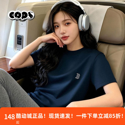 MLB藏青短袖运动T恤男女通用休闲