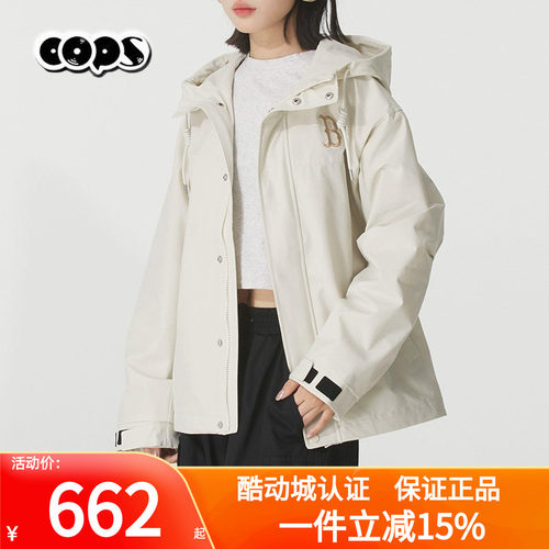 MLB男女同款运动休闲连帽夹克