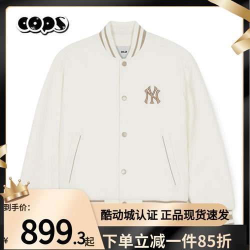 MLB26新款NY老花羊羔绒棒球服