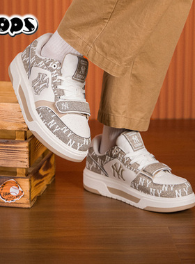 MLB学长鞋情侣26春季新款NY男女运动厚底休闲老爹鞋板鞋3ASXM026N