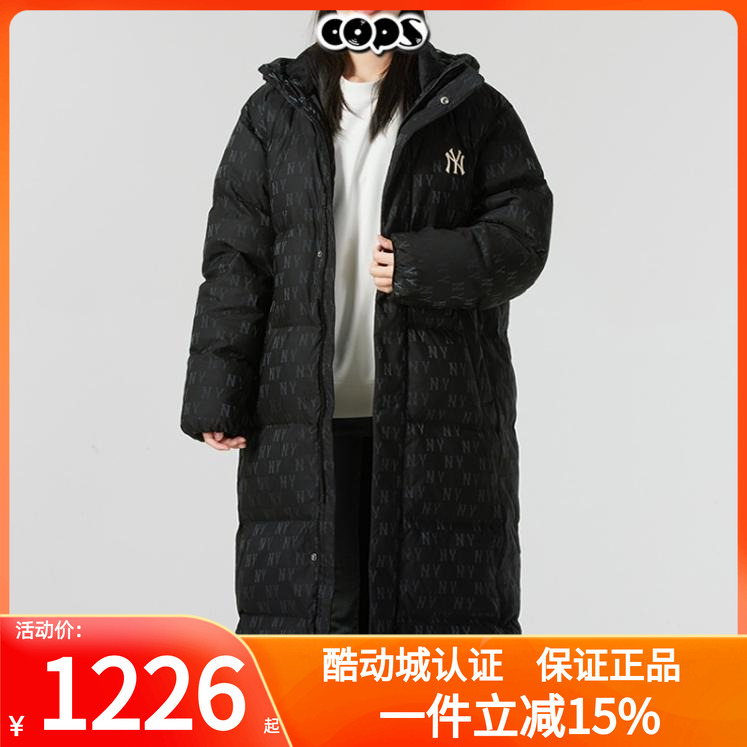 MLB男女NY鹅绒老花满印羽绒服