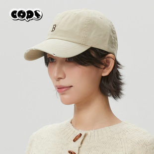 MLB复古刺绣棒球帽男女中性显脸小百搭鸭舌帽防晒遮阳帽3ACPB096N