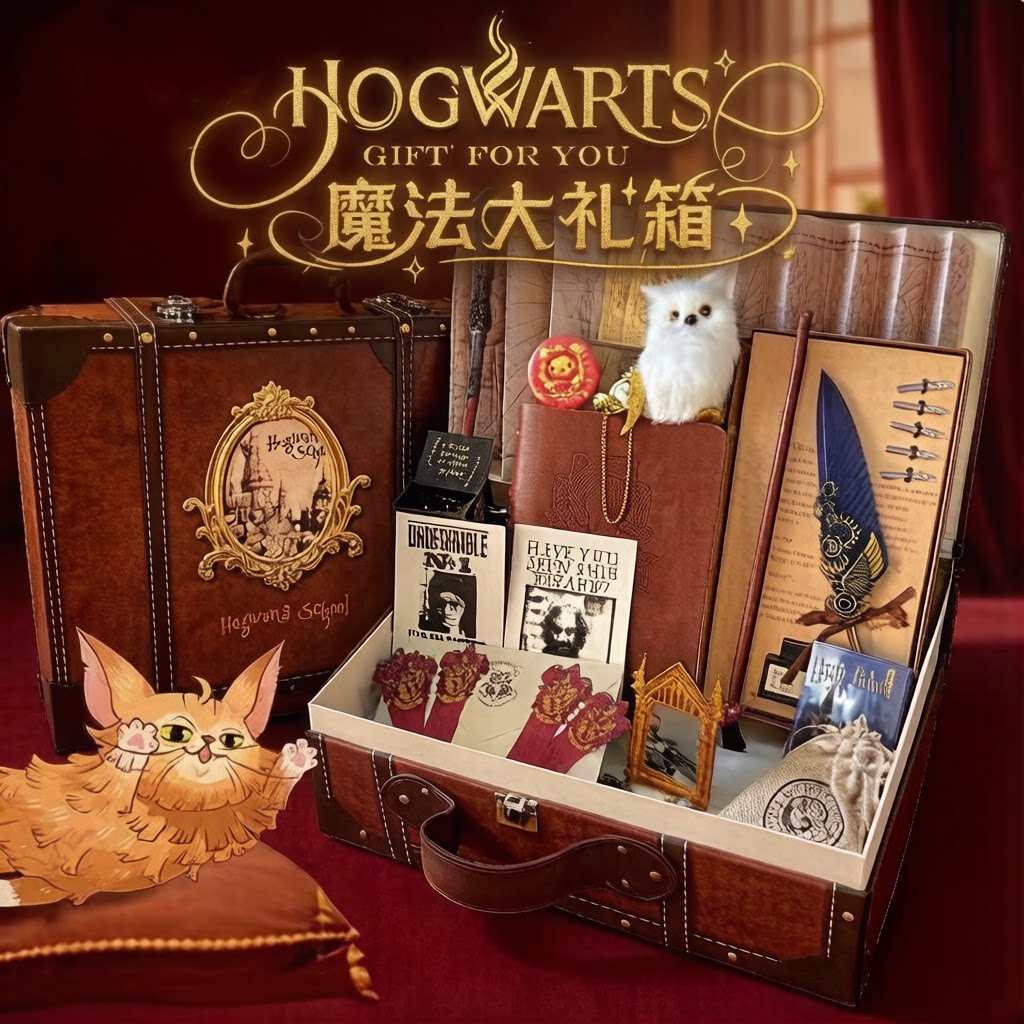 哈利周边手提箱超炫酷创意魔法波特大礼箱送闺蜜男女朋友生日礼物