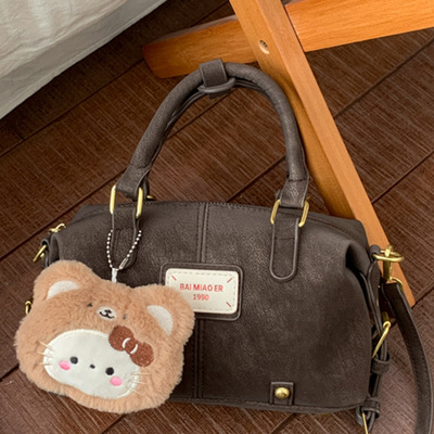 波士顿包2026春季新款潮流小众洋气简约手提休闲时尚单肩腋下包包