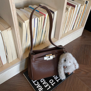 简约腋下小方包百搭单肩斜挎包 女士手提包2025新款 跨境韩版 时尚