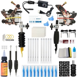 纹身机双机套装割线打雾一体马达机学员刺青工具全套纹身器材配件