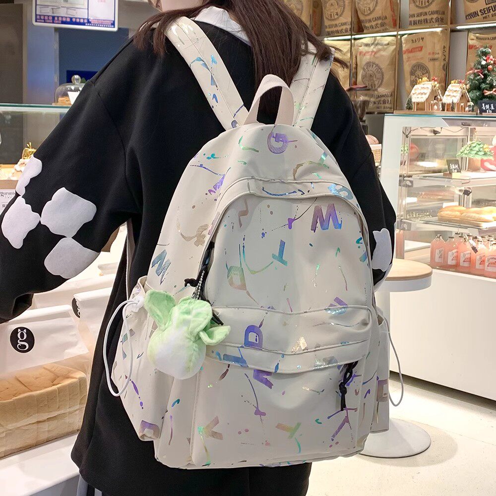 法国Fad Cardin书包初高中生女生小个子轻便学生双肩包大学生背包