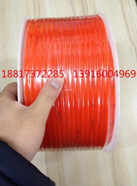 PU圆带PU带聚氨酯圆带红色为光面.(4).现货单价/米 一卷200米