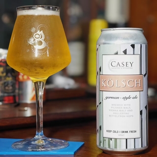 强推！6月9产 美国进口 凯西 科隆 Kolsch 精酿啤酒 黄啤酒 473ml