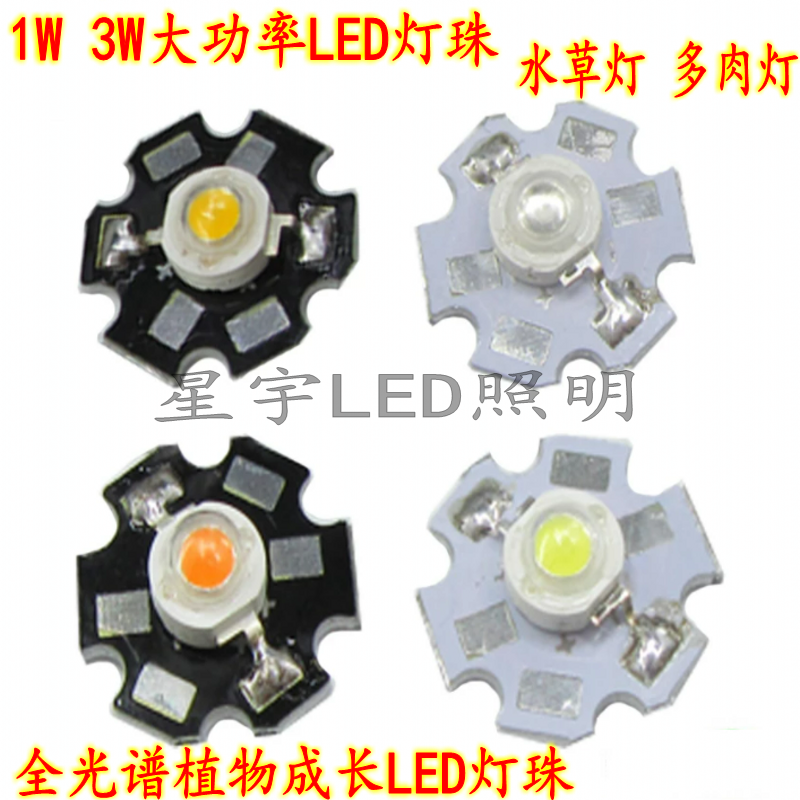 全光谱粉白波长400-840nm3W