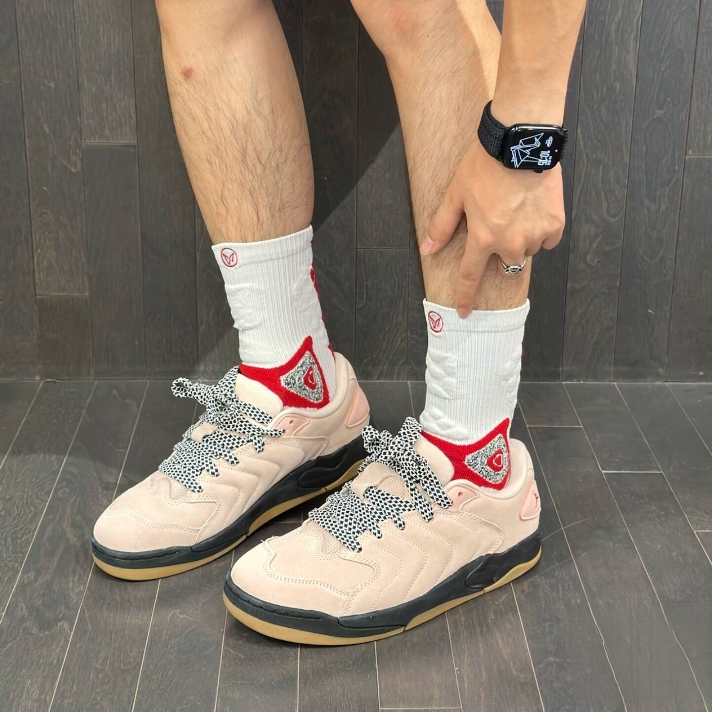 耐克AJ男鞋JORDAN SESSION粉色低帮休闲运动鞋复古板鞋IB3731-600